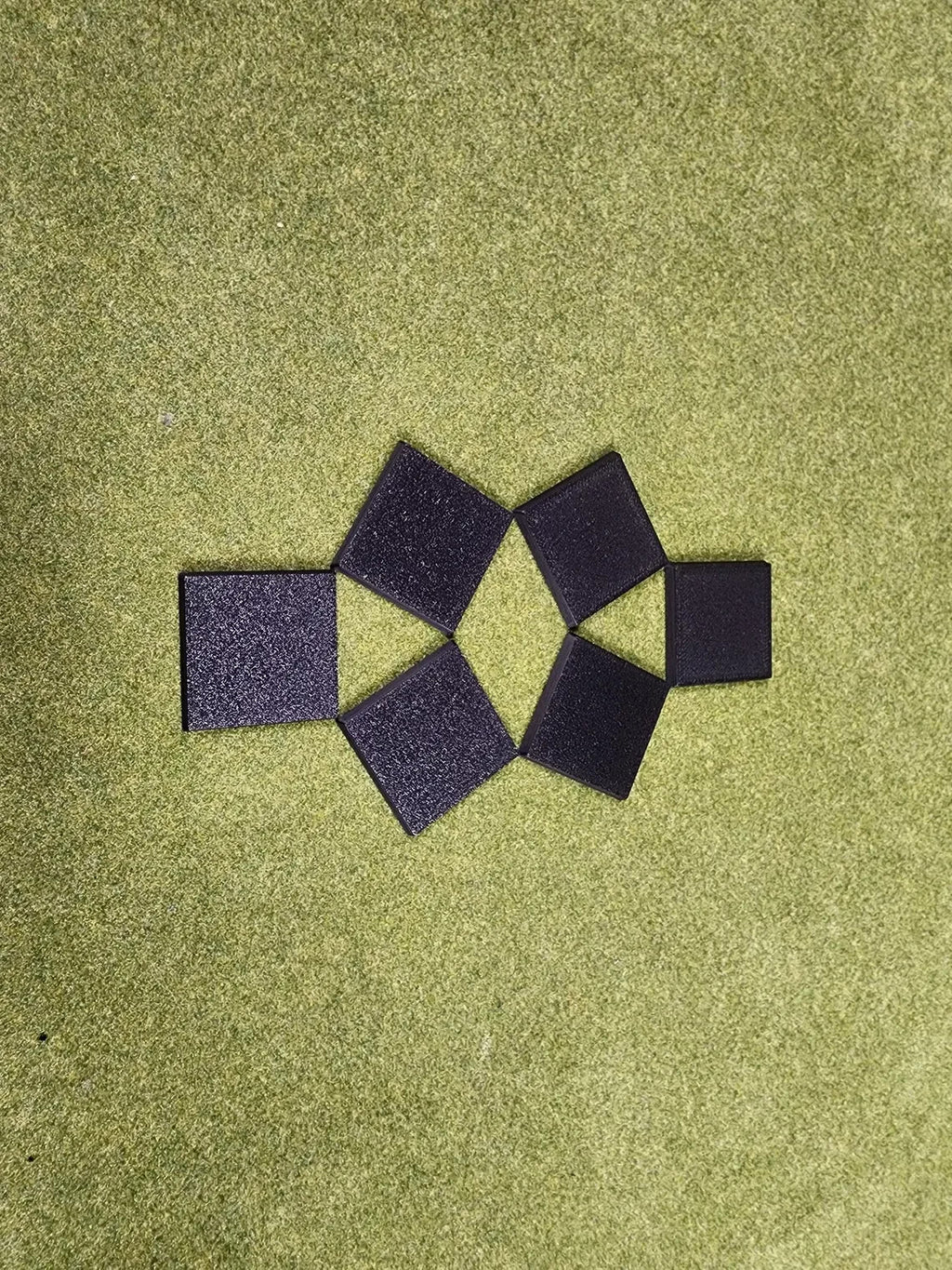 40mm Square Bases - Plain Beveled Bases - Wargaming Old School Bases