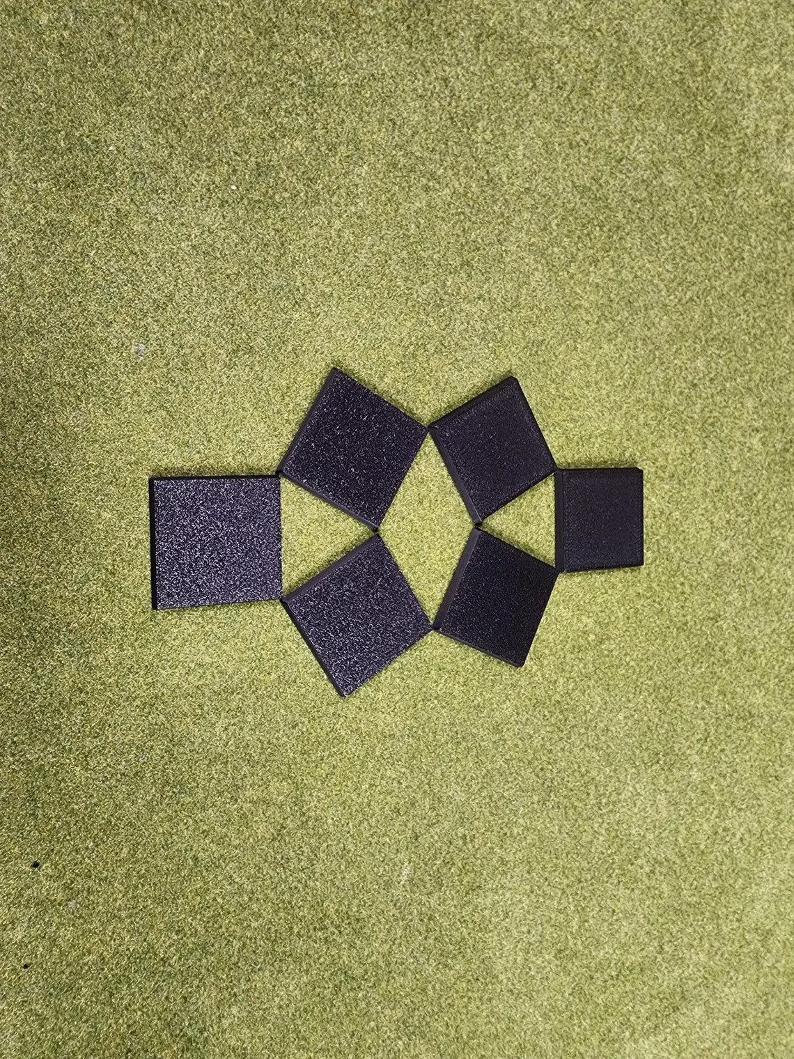 40mm Square Bases - Plain Beveled Bases - Wargaming Old School Bases
