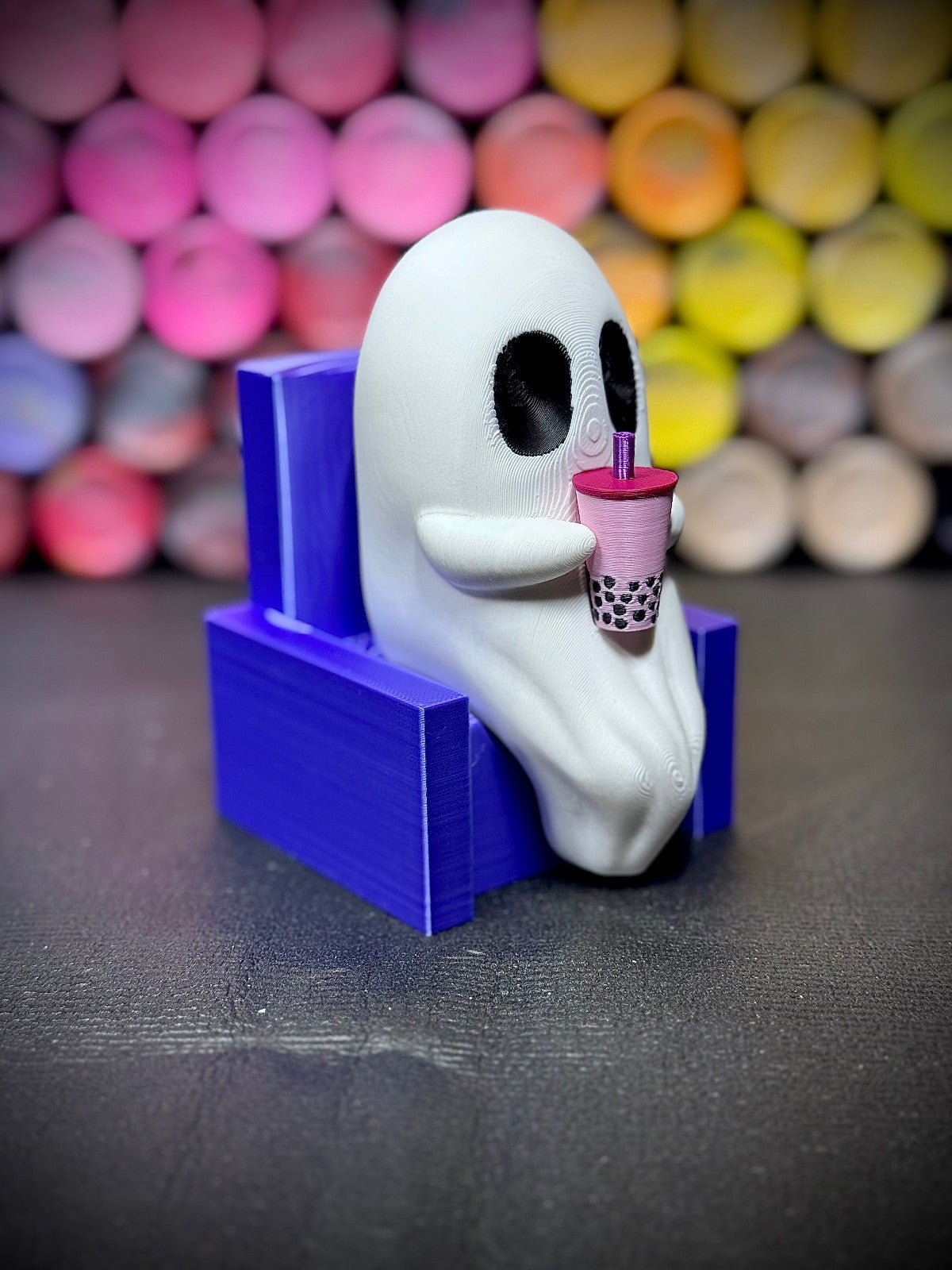 Boo-ba Tea Spirit - Chibi Cute Halloween Figure (unpainted)