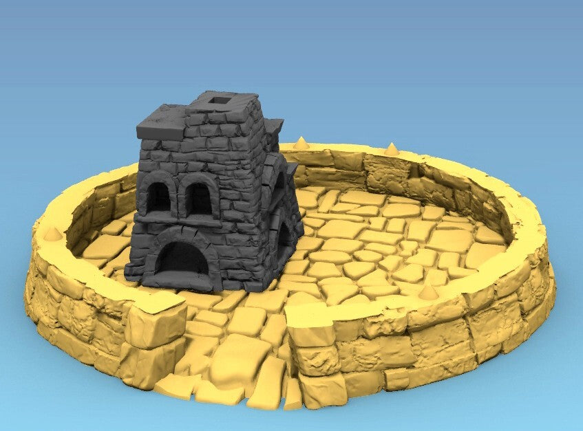 Kitchen & Oven - Cooking Hut - Appliance Building Terrain - Culinary Shack