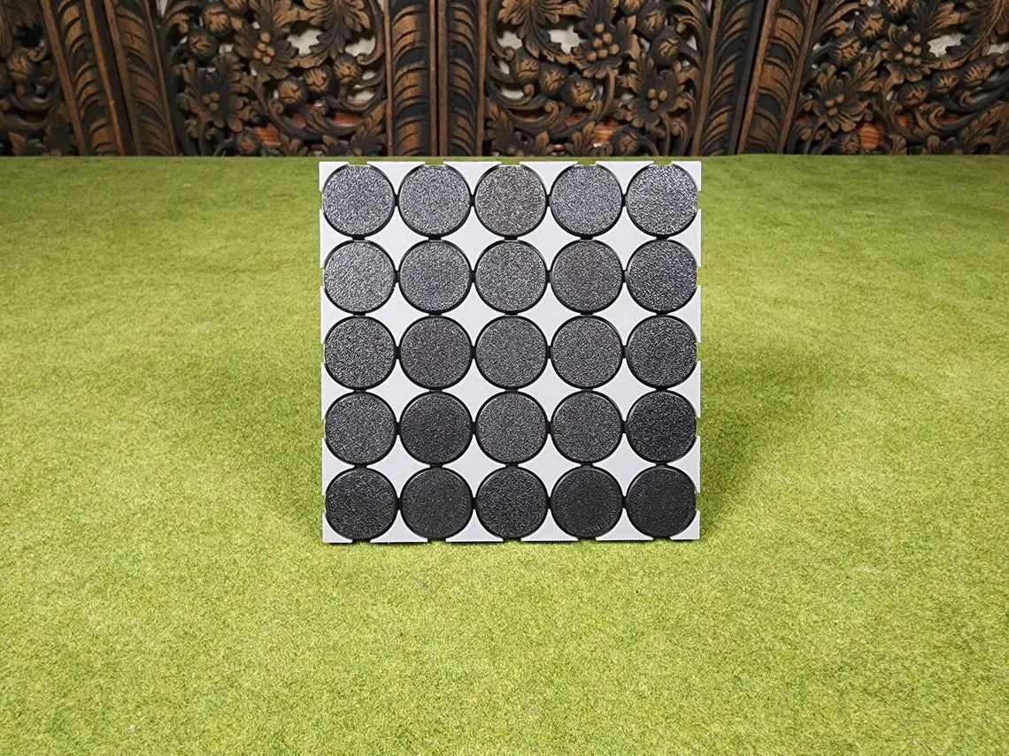 25mm Round To 25mm Square Base Conversion Movement Trays - Wargaming Old School