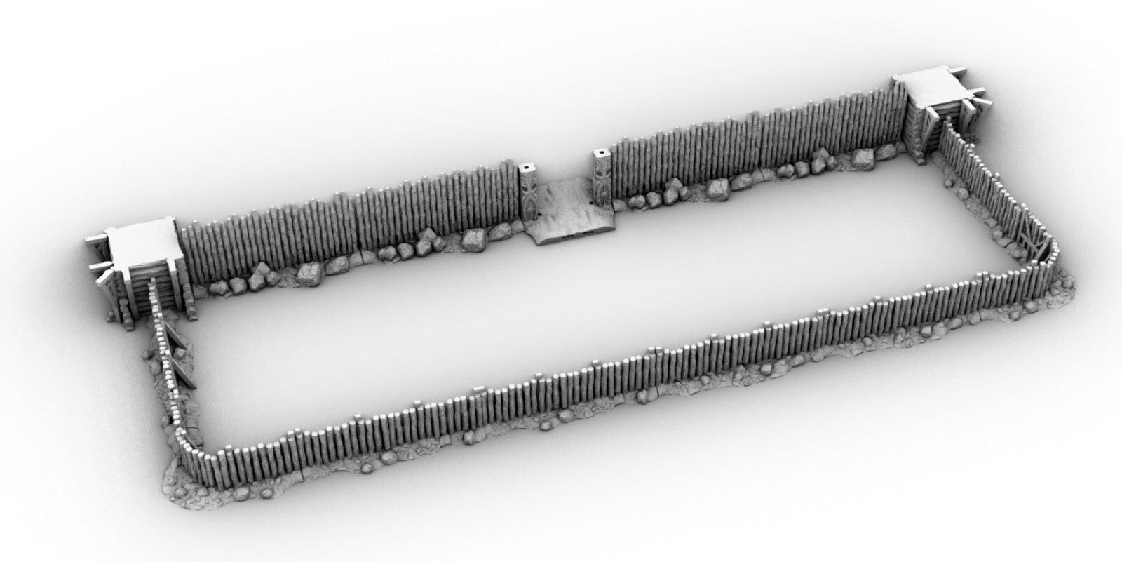 Last Chance Outpost with ALL Expansions TErrain Building