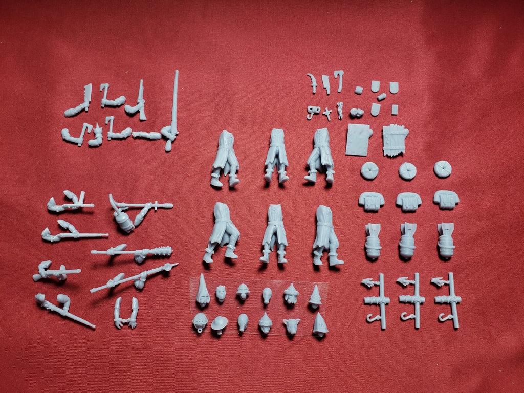 Fanatical Infantry Kit - Trench Crusaders - Grimdark Infantry - Heretic Soldiers