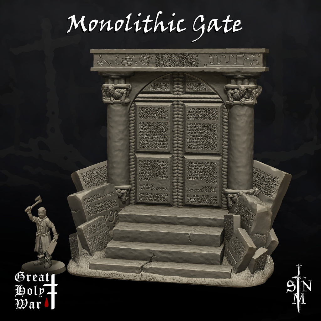 Great Holy War Monolithic Gate - Chaos Portal - Demonic Gateway - Necromantic