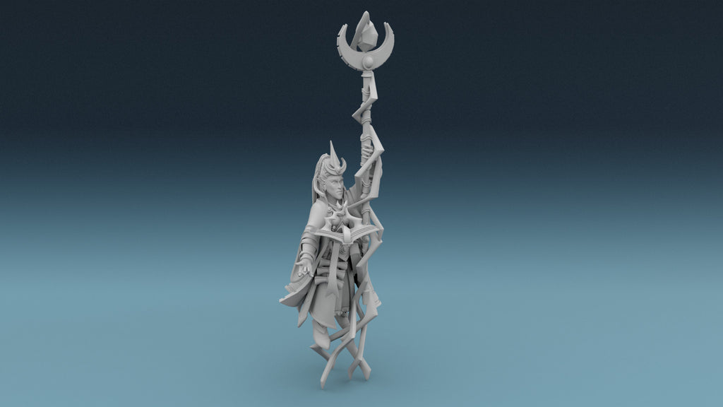 Elven Wizards Floating in Air