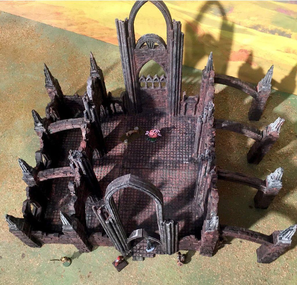 Ruined Abbey Terrain Building