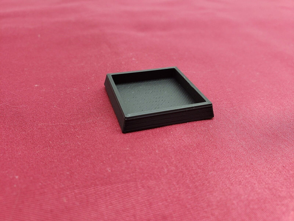 25mm Square To 30mm Square Base Adapters - Base Conversions Wargaming Old School