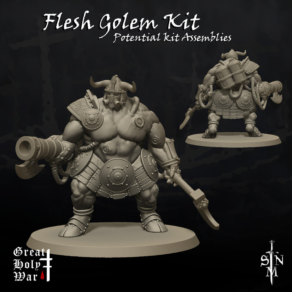 Trench Crusaders - Flesh Golem Kit - Sultinate - Black Grail