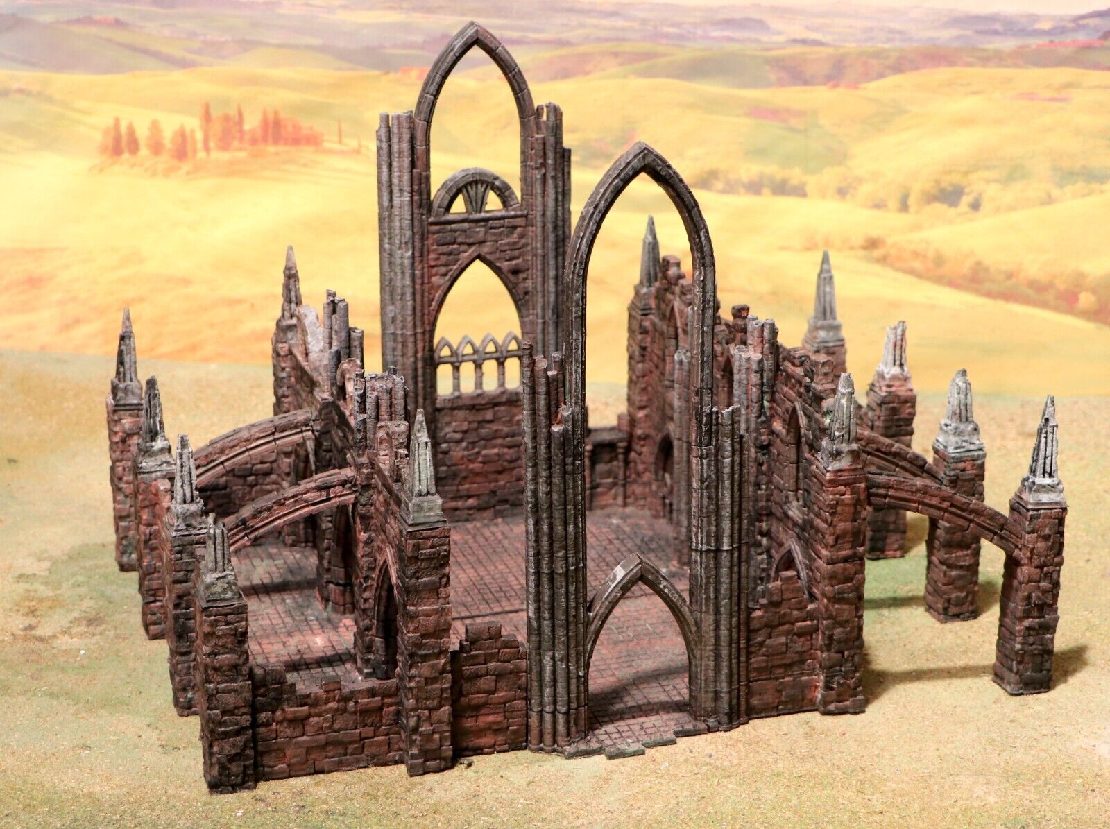 Ruined Abbey Terrain Building