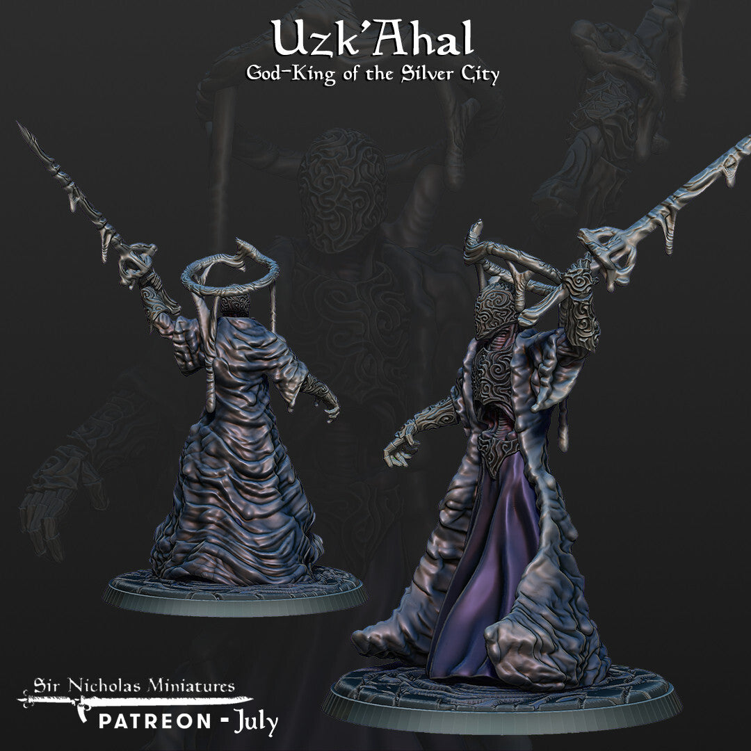 Uzk'Ahal - God-King of the Silver City - Corrupt Knight