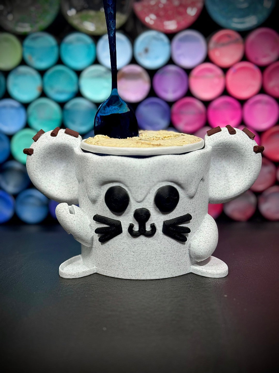 Mice Cream Ice Cream Holder - Chibi Ice Cream Koozie (unpainted)