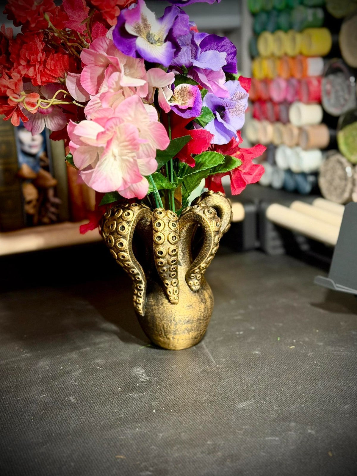 Octopus Vase -  DnD Table Centerpiece - Nautical Decor (updated)