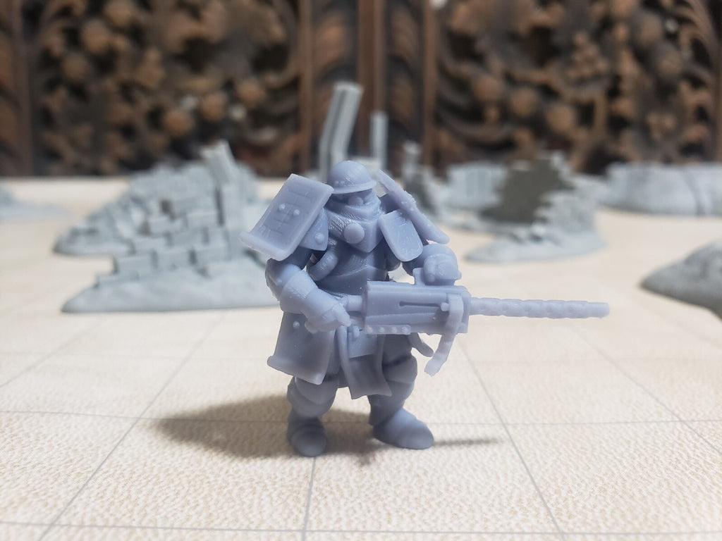 Heavy Infantry Kit - Annointed - Mechanized Grimdark Soldiers - Trench Crusaders