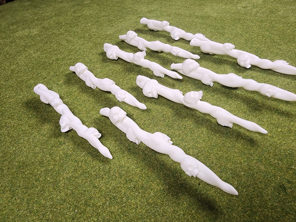 Icyskull - Skull Christmas Ornaments and Hanging Decorations (unpainted)
