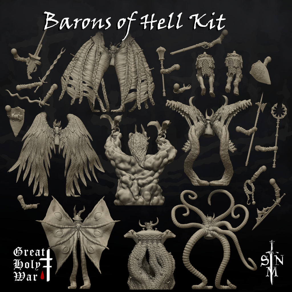 Barons of Hell Kit - Demonic Avatars of Sin - Seven Headed Serpent Amazing Proxy
