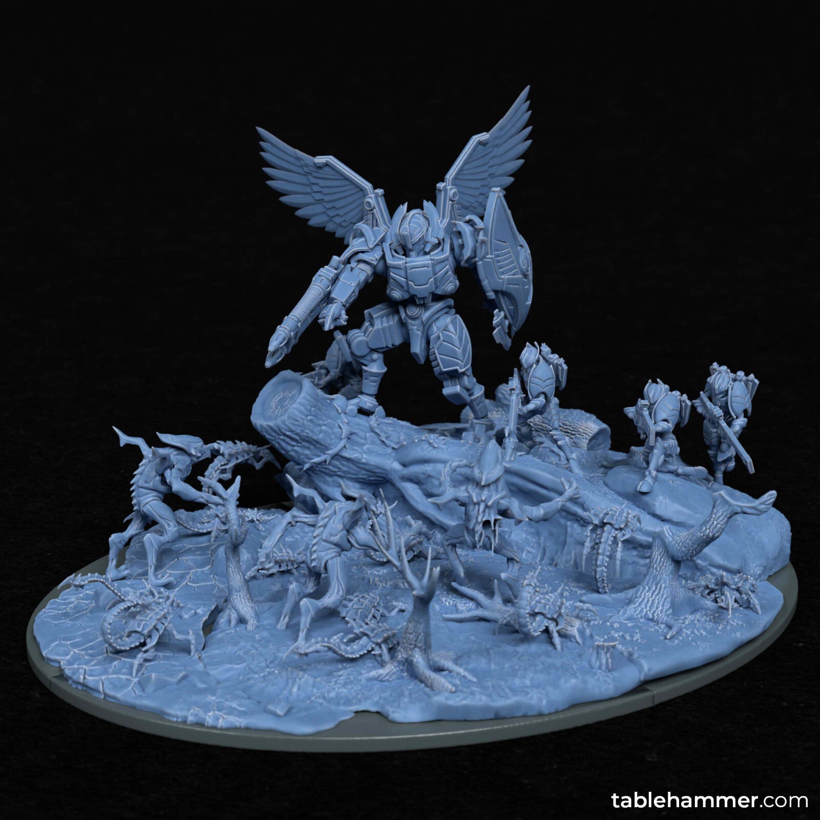 Hold the Line – Cinematic 3D printable sci-fi diorama
