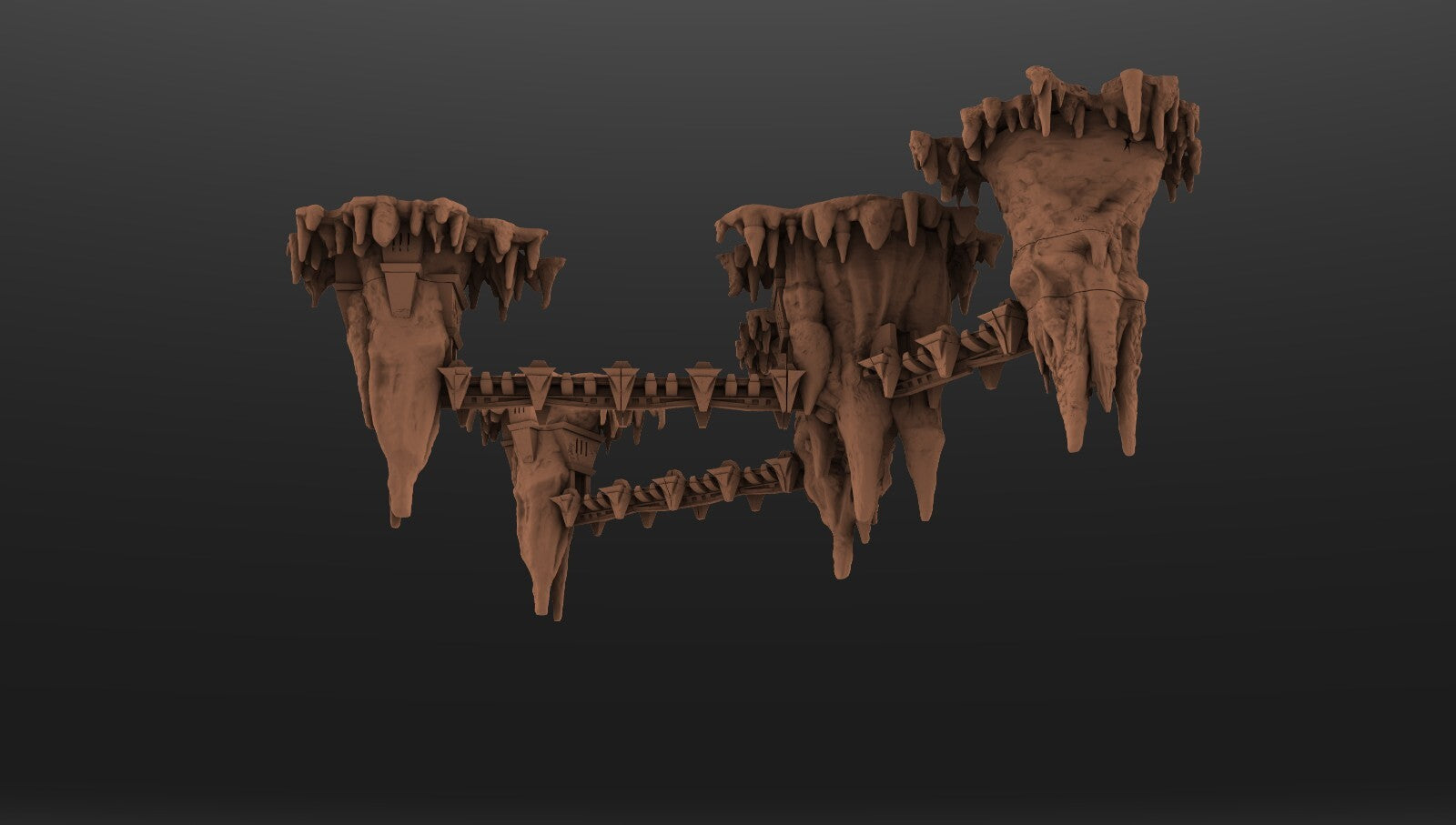 Fortified Stalactite & Bridge Compound
