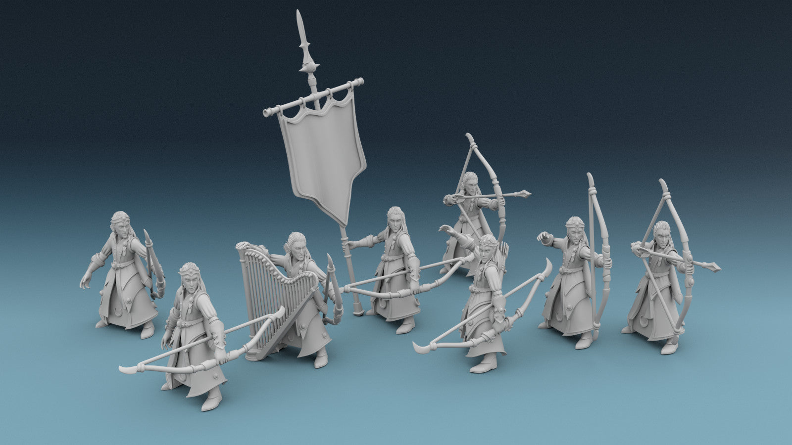 Elves with Bows - Elven Longbowmen - Elven Archers