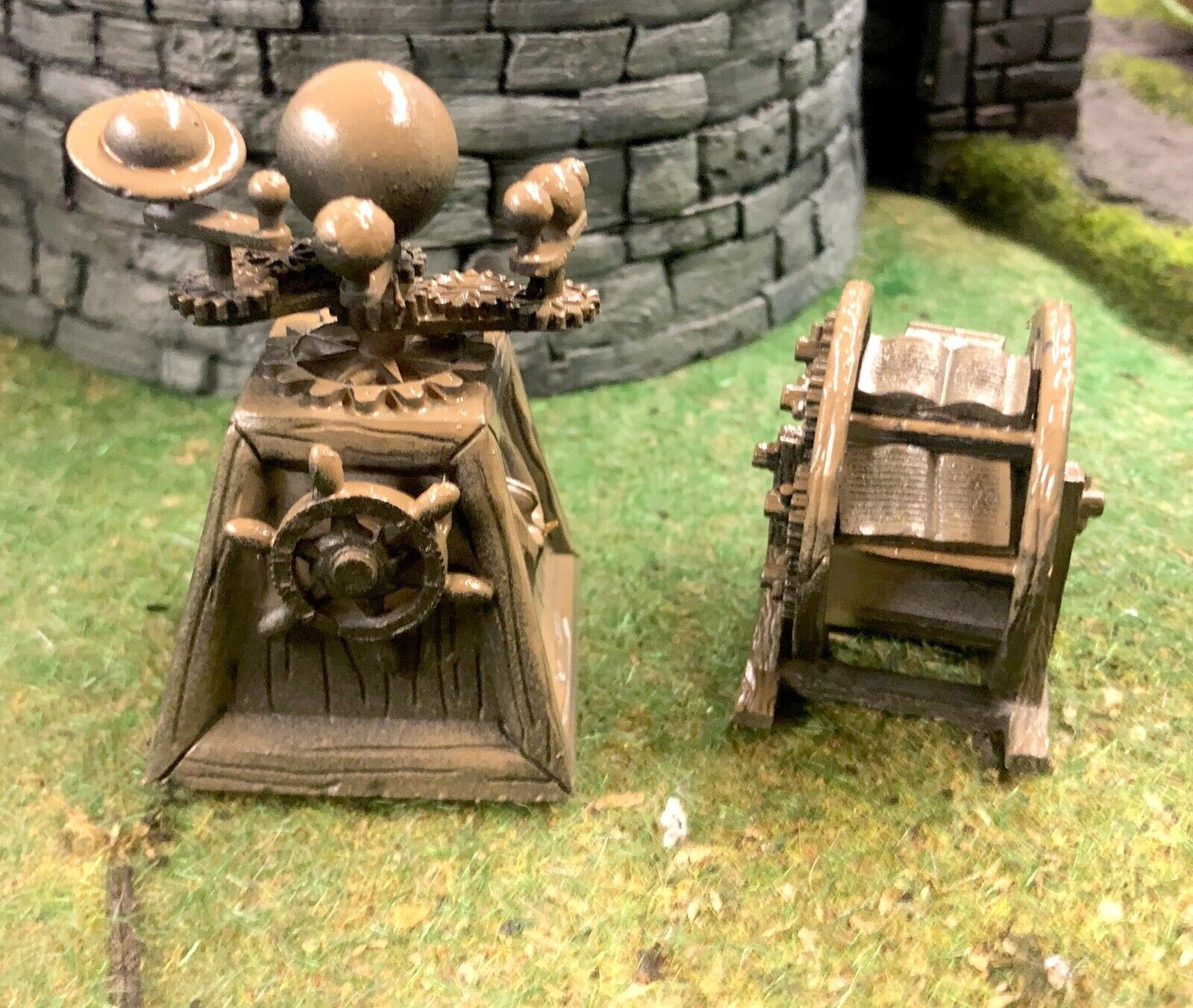 Library Scatter - Bookshelves - Astronomy Pieces - Maps - Globes - Scrolls