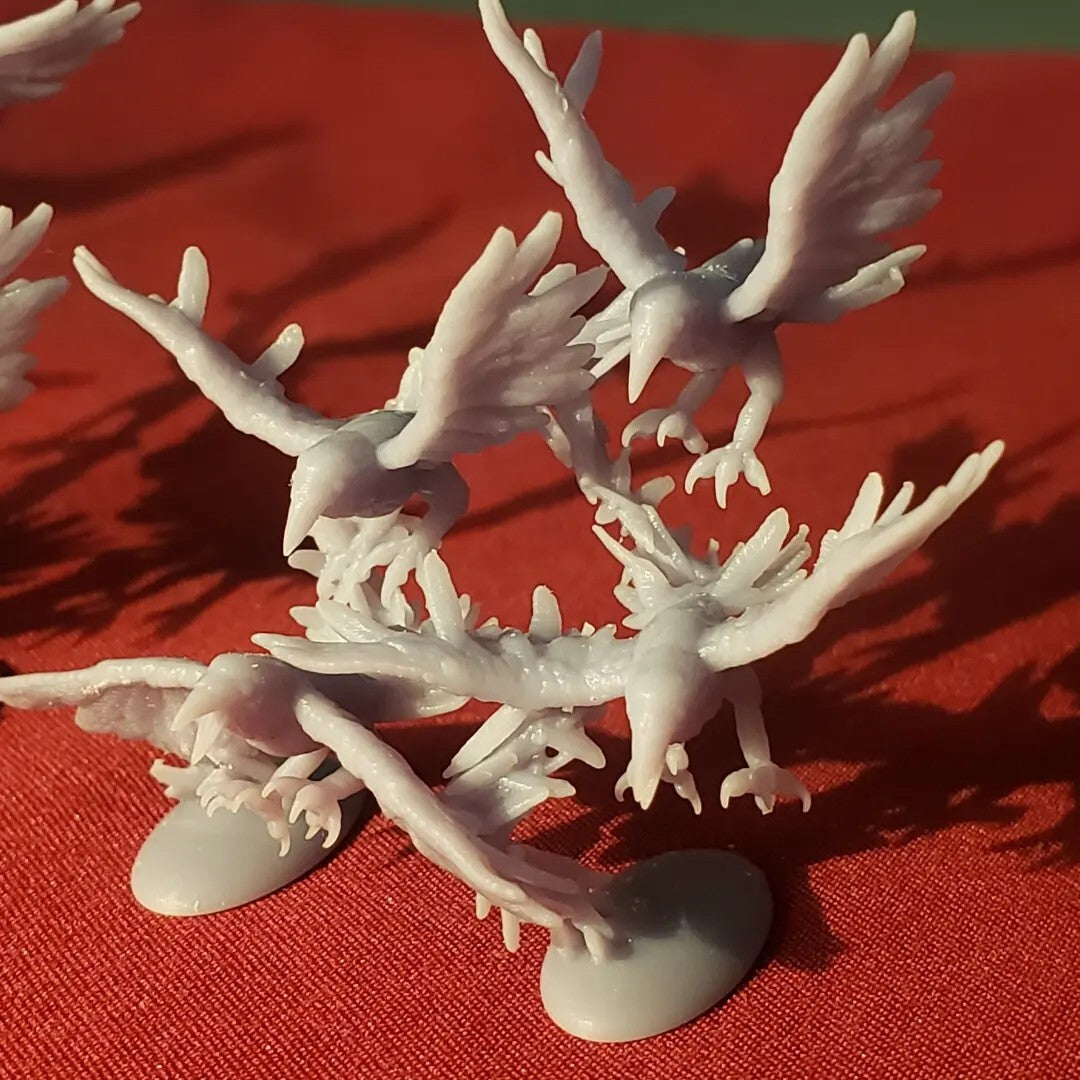 Murder of Crows - Raven Flock - Grimdark Birds - Alternative Bat Swarm