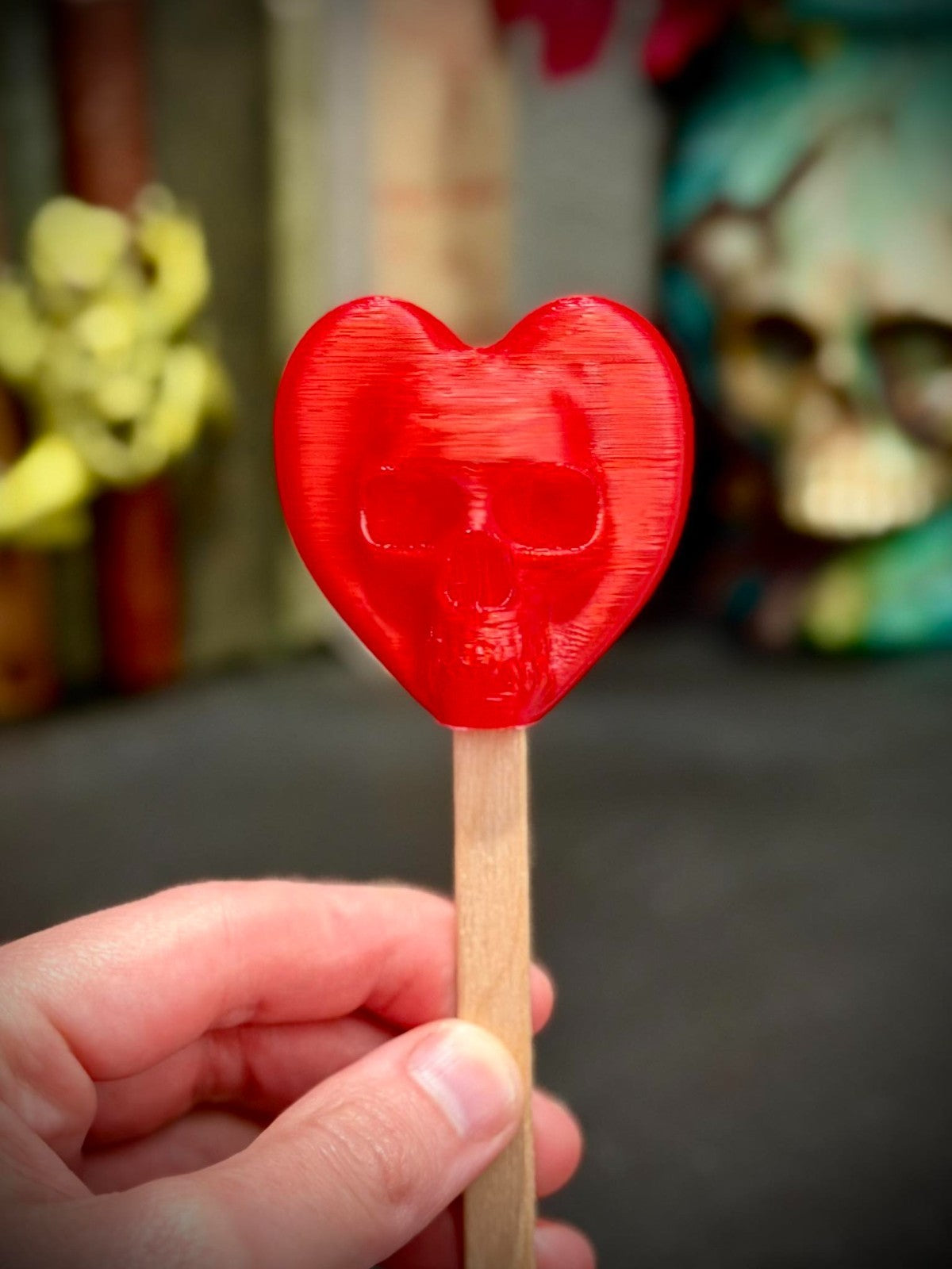 Regular Heart with Hole - Halloween, Christmas, or Valentines Day (unpainted)