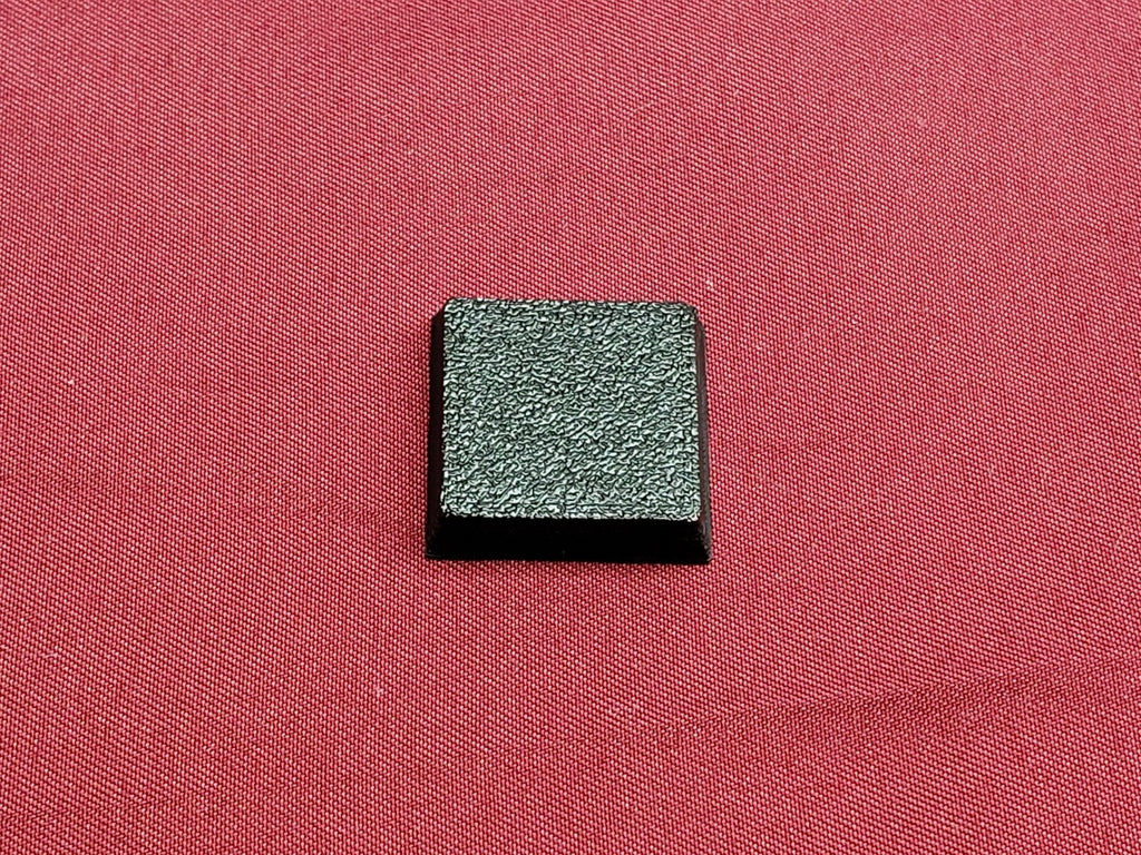 20mm Square Bases - Plain Beveled Bases - Wargaming Old School Bases