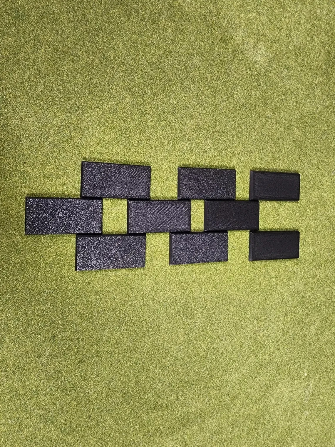 30x60mm Square Bases - Plain Beveled Bases - Wargaming Old School Bases