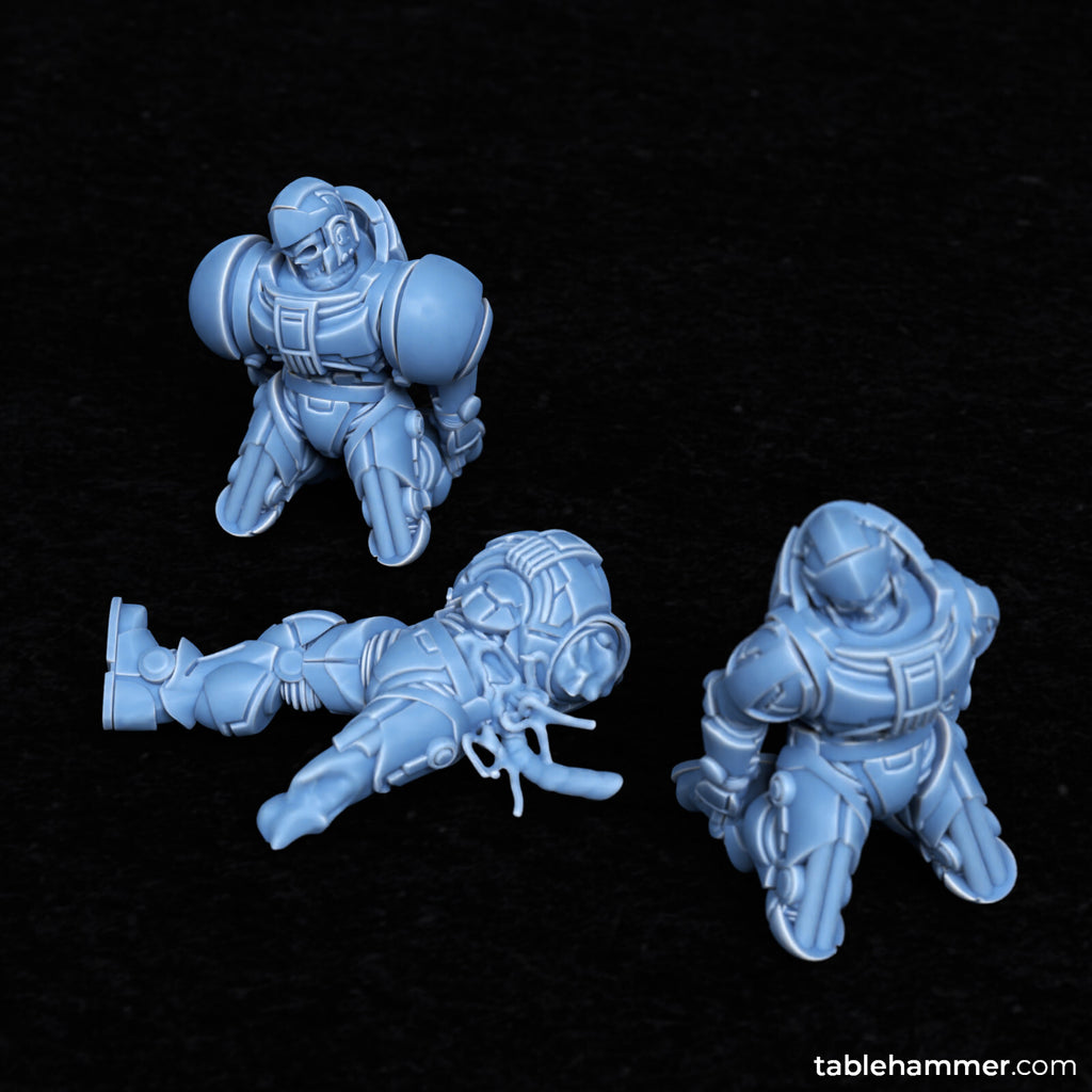 Corpses, crashes, casualties - Human super soldiers