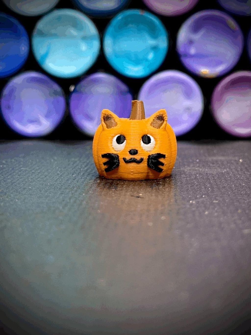 Cute Halloween Bundle - Chibi Pumpkins, Ghosts, and Haunted House (unpainted)