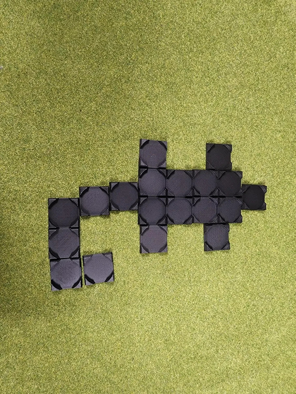 25mm Round to 25mm Square Base Adapters - Base Conversions Wargaming Old