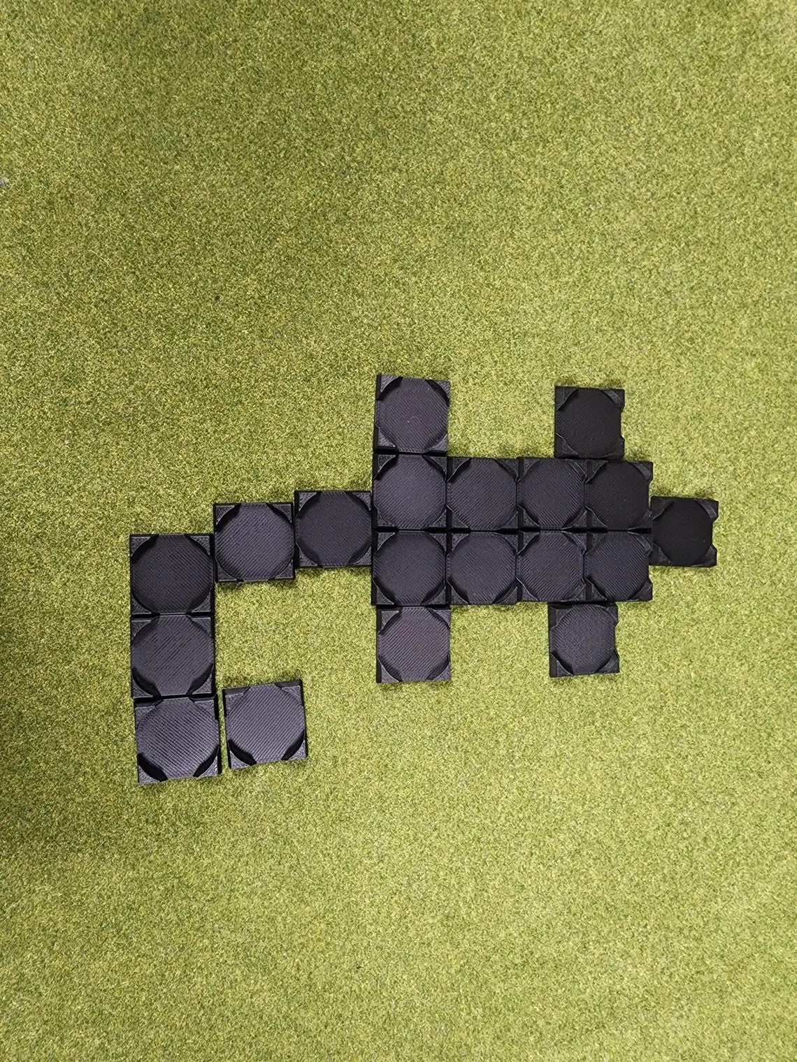 25mm Round to 25mm Square Base Adapters - Base Conversions Wargaming Old