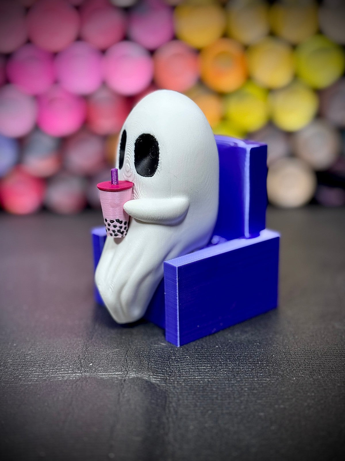 Boo-ba Tea Spirit - Chibi Cute Halloween Figure (unpainted)