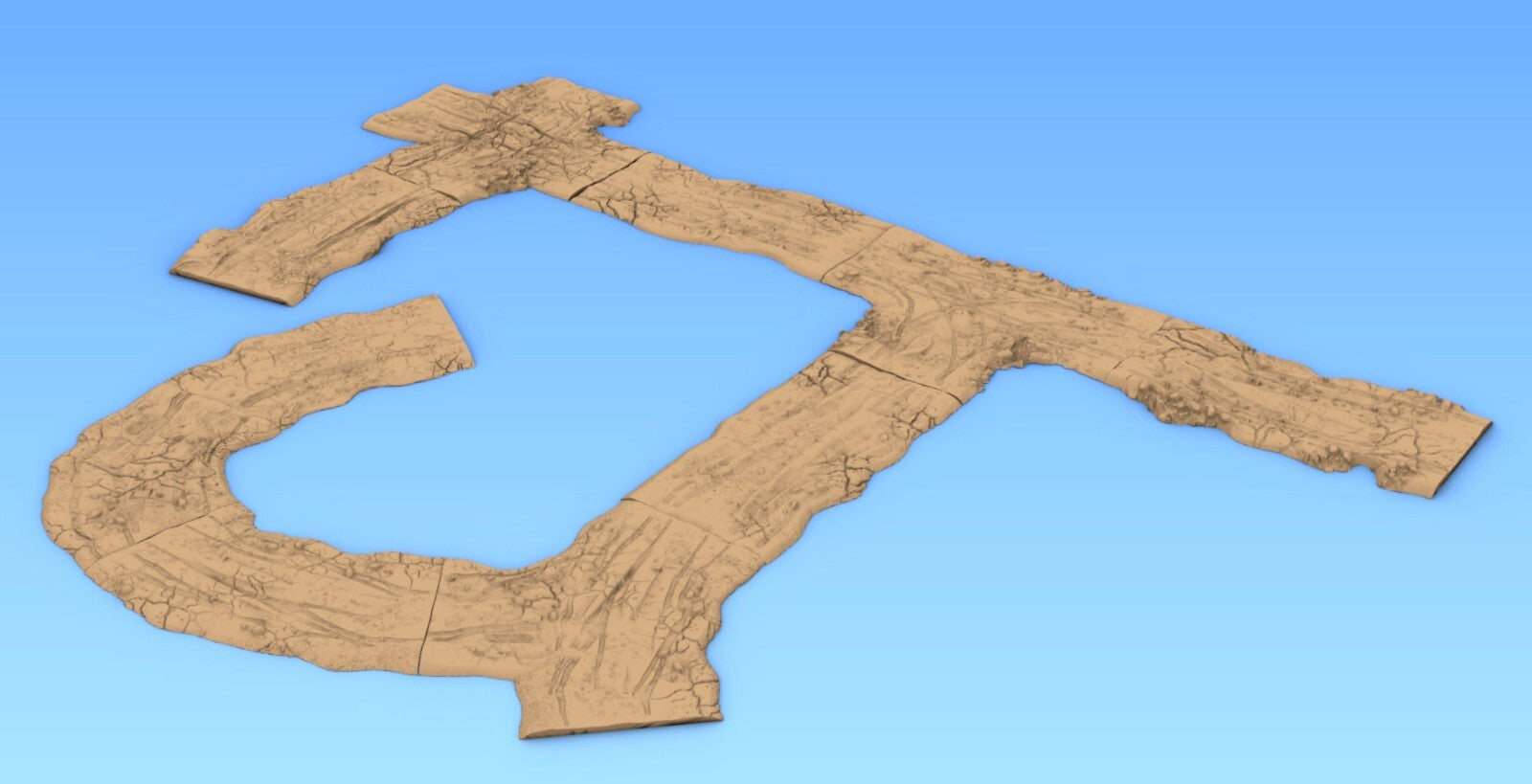 Low Profile Dirt Road - Pathways - Avenues - Streets - Trails - Route -Boulevard