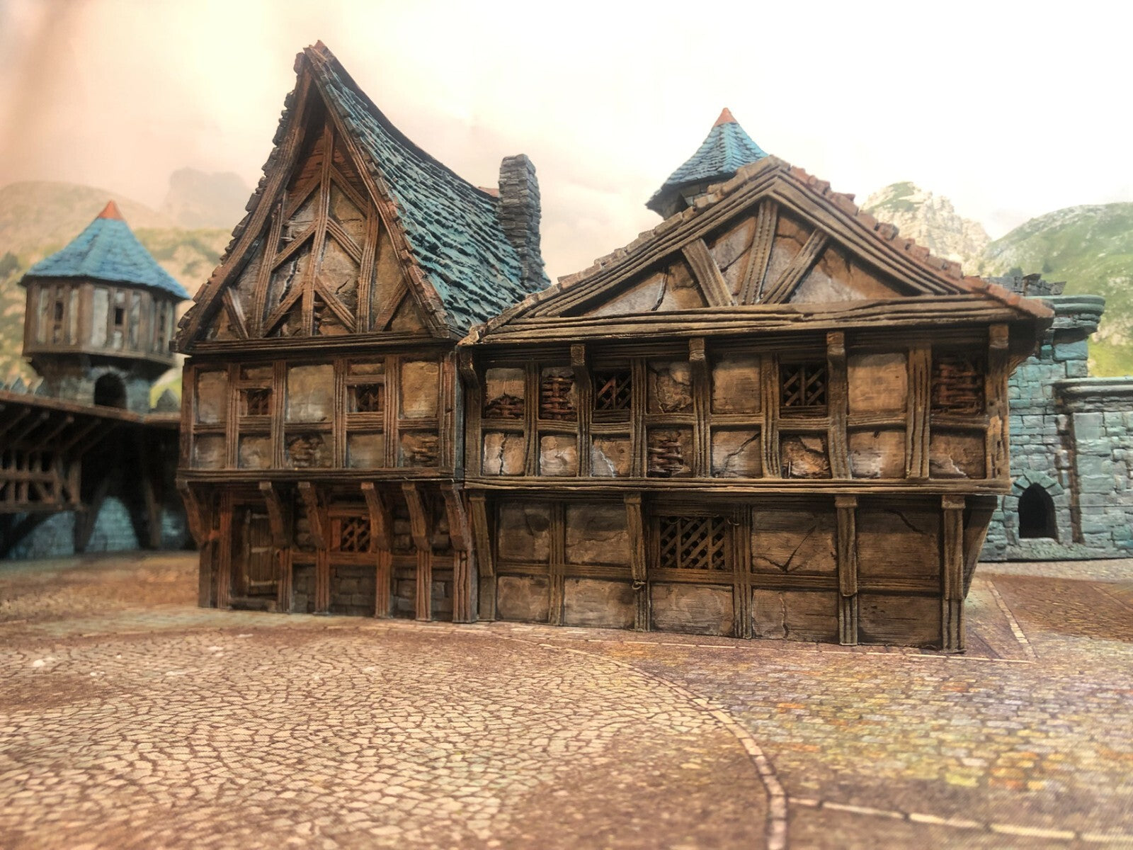 Timber Frame Row Houses   with Bits - Home Units for Village or Hamlet