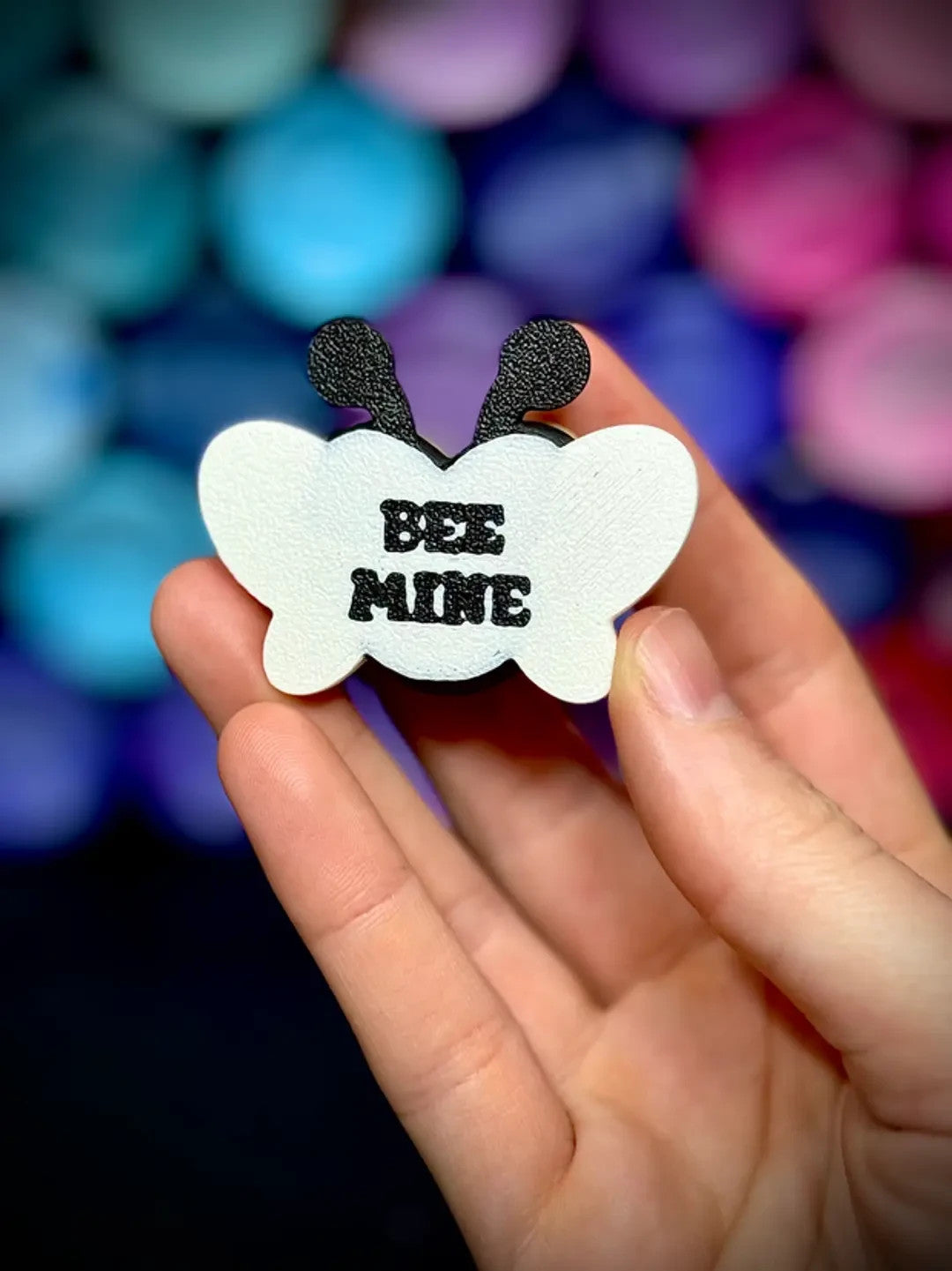 Bee Mine - Candy Box, Magnet, or Keychain (unpainted)