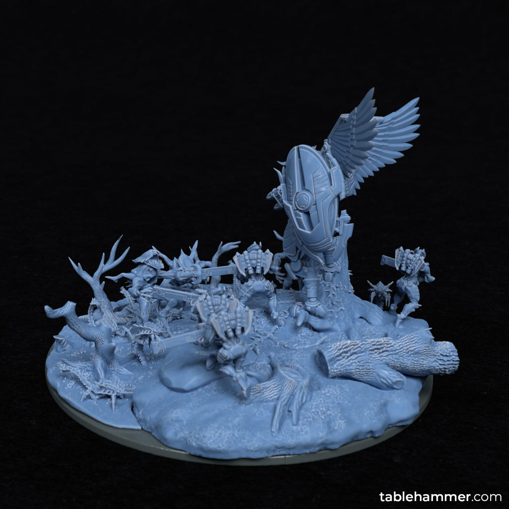 Hold the Line – Cinematic 3D printable sci-fi diorama