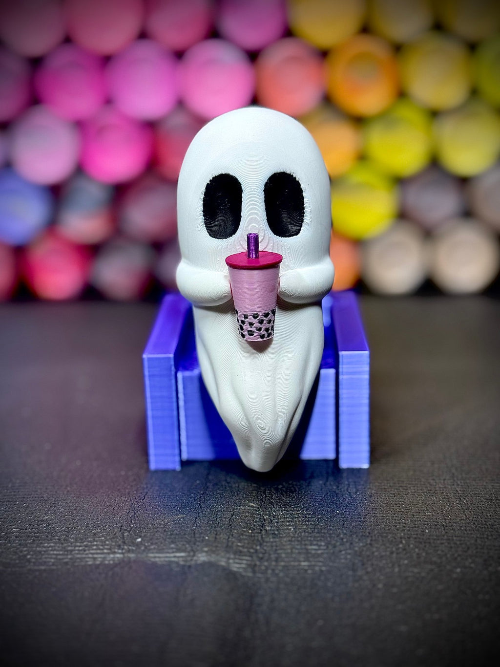 Boo-ba Tea Spirit - Chibi Cute Halloween Figure (unpainted)