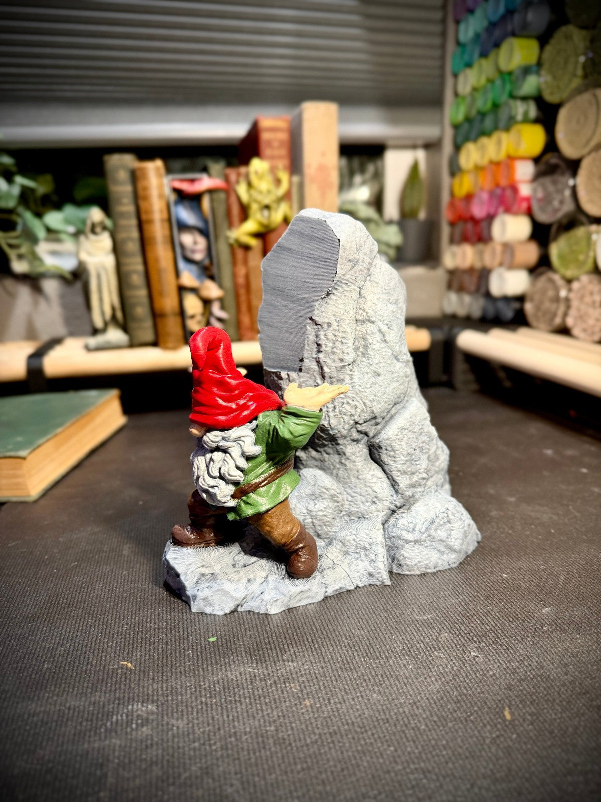 Gnome Book holder - Fantasy Decor (unpainted)