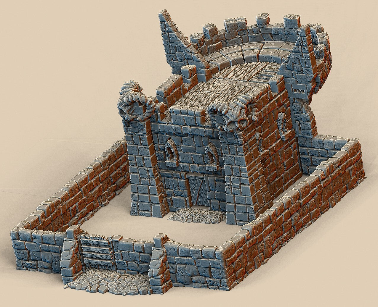 Skull Mini Castle Terrain Building