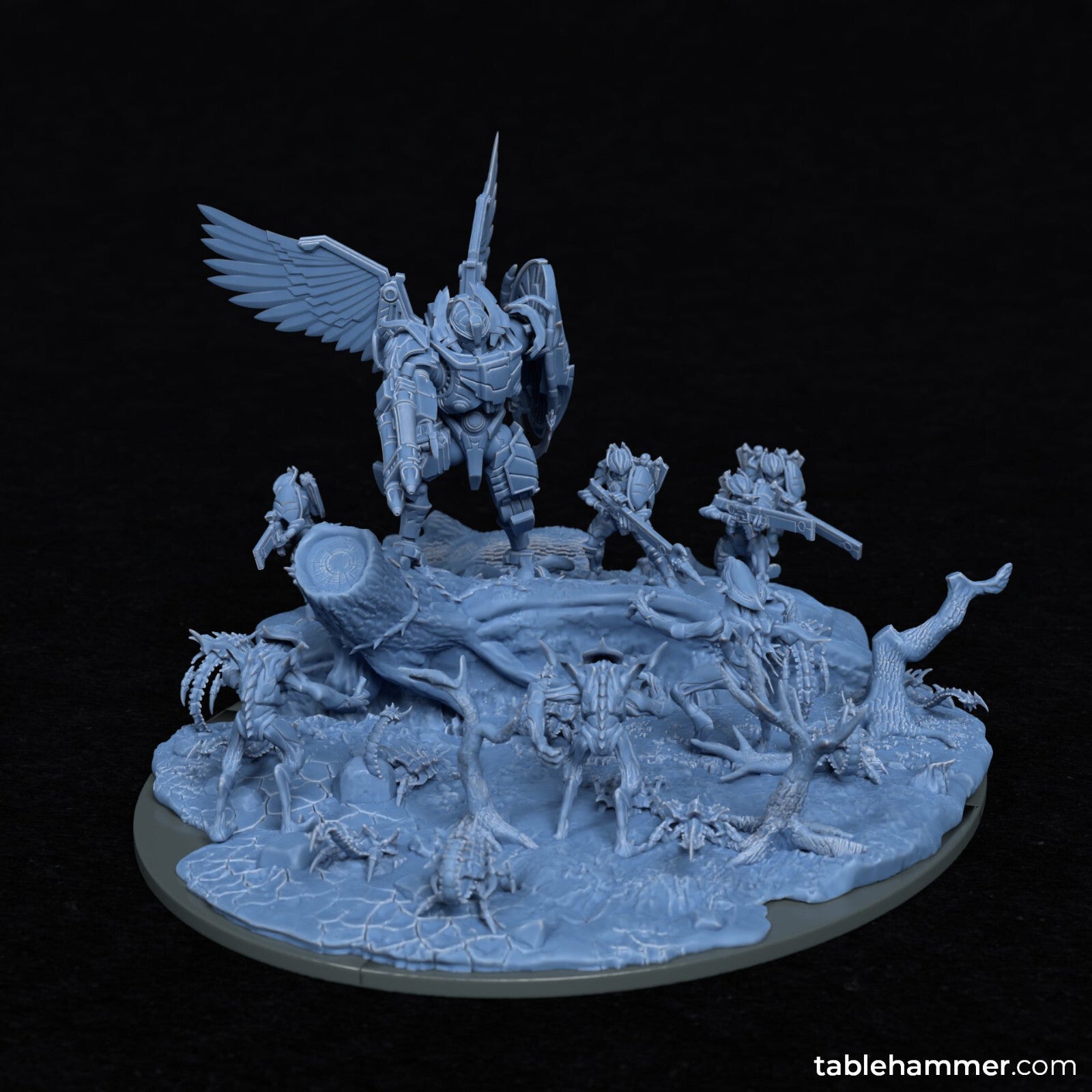 Hold the Line – Cinematic 3D printable sci-fi diorama