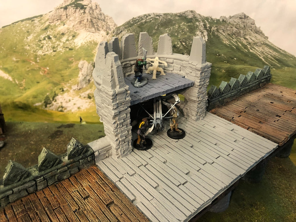 Expansion Citadel Wall Straight Half Tower