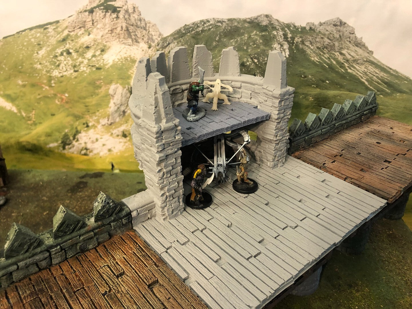 Expansion Citadel Wall Straight Half Tower