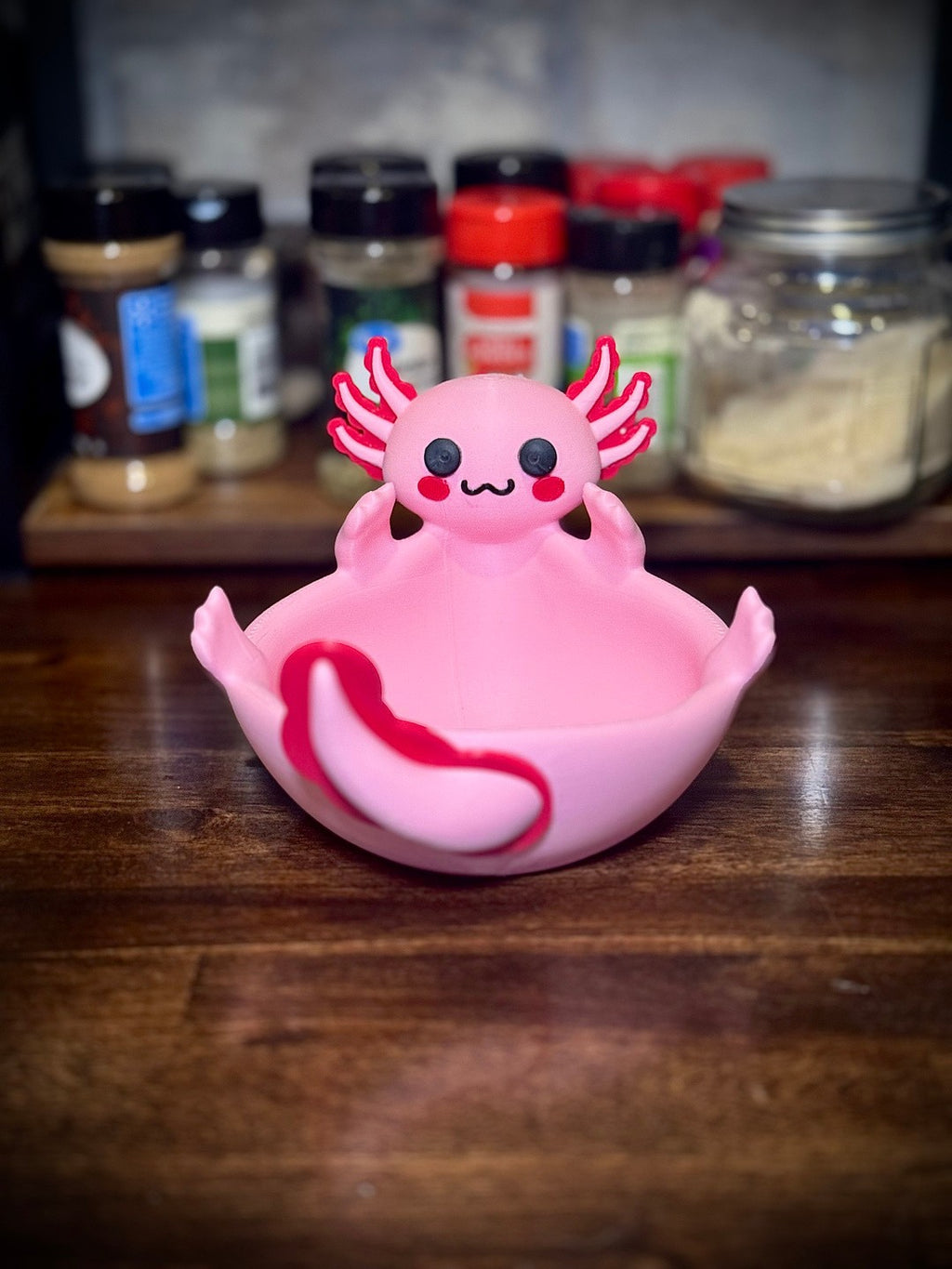 Snaxolotl Snack Bowl - Cute Amphibian Bowl - House Warming Gift (unpainted)
