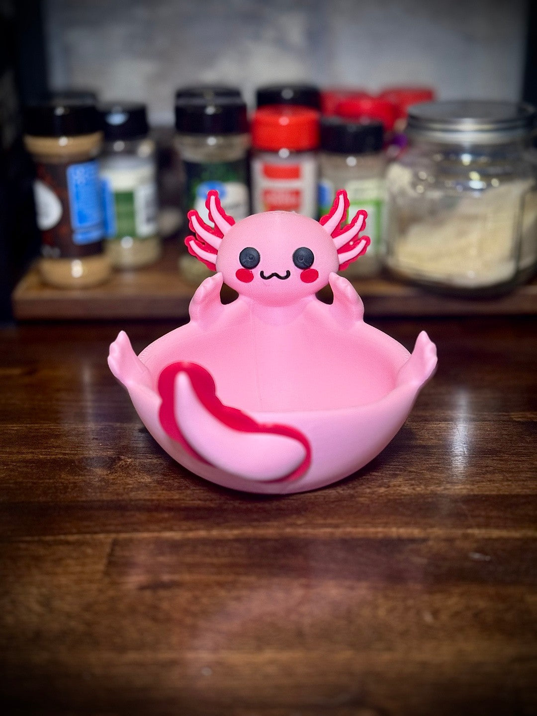 Snaxolotl Snack Bowl - Cute Amphibian Bowl - House Warming Gift (unpainted)
