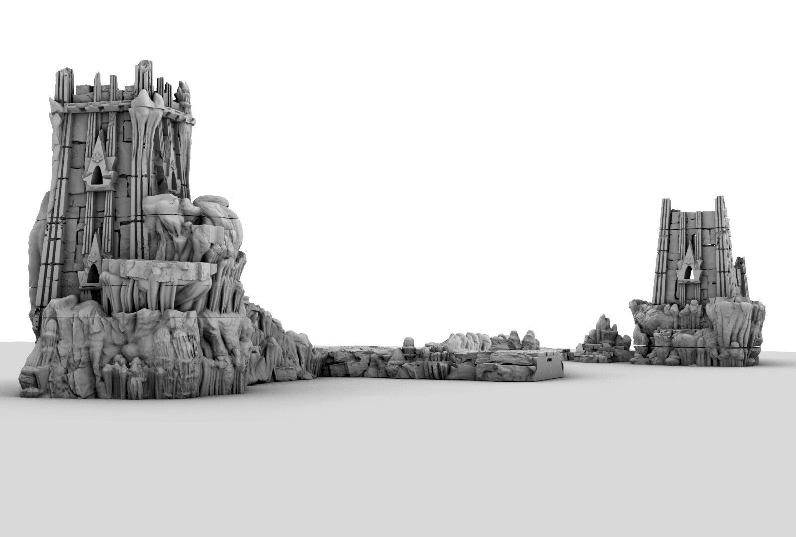 Dark Elf Tower Ruins & Underdark Road Extras